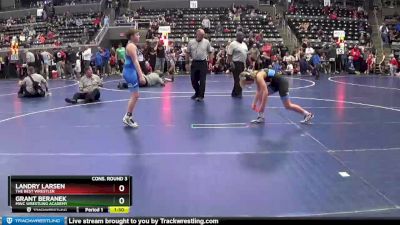 112 lbs Cons. Round 3 - Landry Larsen, The Best Wrestler vs Grant Beranek, MWC Wrestling Academy