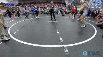 100 lbs Rr Rnd 1 - Joe Hinz, Weatherford Youth Wrestling vs Mac Boso, Choctaw Ironman