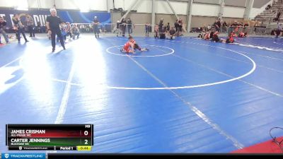 53 lbs Cons. Round 5 - James Crisman, All-Phase WC vs Carter Jennings, Buzzsaw WC