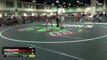 126 lbs Round 4 (6 Team) - Alfredo Cheang, Miami SouthRidge vs Lincoln Cooper, Fight Barn WC