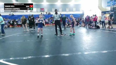 70/75 Round 2 - Jameson Campbell, Legacy Elite Wrestling vs Tanner Bell, Might Warriors Wrestling Acad