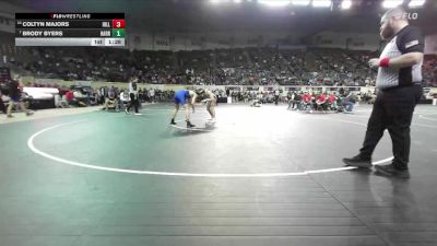 B4A-132 lbs Champ. Round 1 - Brody Byers, Harrah vs Coltyn Majors, Hilldale