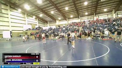 120 lbs Cons. Semi - Hayden Eardley, WY vs Daniel Benavides, CA