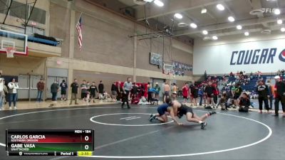 184 lbs Cons. Round 4 - Carlos Garcia, Southern Oregon vs Gabe Vasa, Unattached