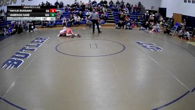 116-124 lbs Round 1 - Haylie Russano, Unafiliated vs Jameson Hare, Morgantown Mohigans