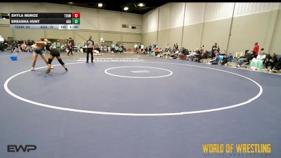 130 lbs Rr Rnd 2 - Shyla Munoz, Team Washington 7-12 vs Breanna Hunt, Aztec Lady Warriors