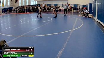 120 lbs Champ. Round 1 - Brady Haskell, Phillips Academy vs Dominic Spennato, Salesianum