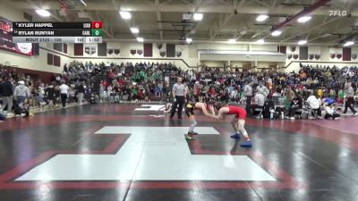 106 lbs Cons. Round 2 - Rylan Runyan, Carlisle vs Kyler Happel, Lisbon