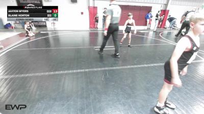 67-75 lbs Consolation - Daxton Pickering, Tonkawa Takedown Club vs Hudson Burdick, Perry Wrestling Academy