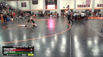 PW-11 lbs Quarterfinal - Aiden Nelson, LMWC vs Atlas Conway, Hammerin Hawks