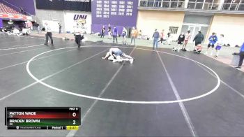 182 lbs Cons. Round 4 - Payton Wade, CO vs Braden Brown, OK