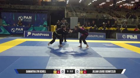 Jillian Louise Schnitzler vs Samantha Lyn Schell 2025 Pan Jiu Jitsu IBJJF Championship