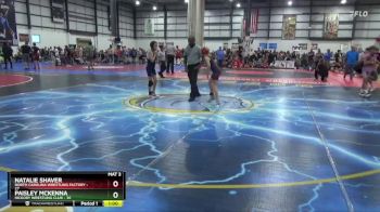 70-80 lbs Round 1 - Natalie Shaver, North Carolina Wrestling Factory vs Paisley McKenna, Hickory Wrestling Club