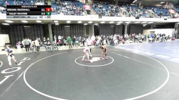 95 lbs Cons. Round 5 - Haley Richter, Heyworth vs Breana Marshall, Unattached