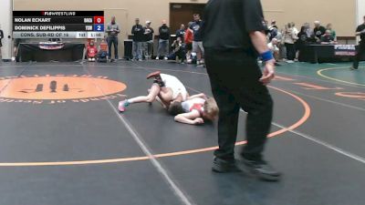 96 lbs Cons. Sub-rd Of 16 - Nolan Eckart, Bad Karma vs Dominick DeFilippis, Yale Street WC