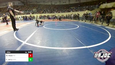 43 lbs Round Of 32 - Maddox Reed, Pin-King All Stars vs Emmett Jerry, Cashion Youth Wrestling