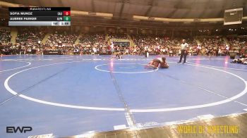 72 lbs Round Of 16 - Sofia Munoz, California Grapplers vs Aubree Parker, Alpha Elite