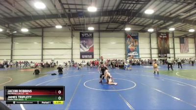 92 lbs Rd# 2 10:30am Friday - Jacobi Robbins, Michigan S.W.A.T vs James Triplett, Maryland GOLD