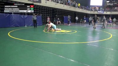 166 lbs Consolation - Joseph Hughes, Coatesville vs Evalissa Sandell, Lancaster