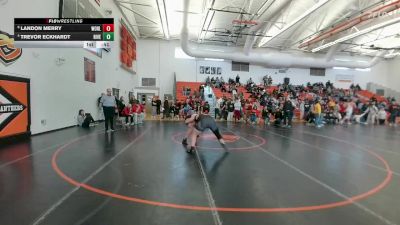 215 lbs 5th Place Match - Trevor Eckhardt, Riverton vs Landon Merry, Lockwood (Billings)
