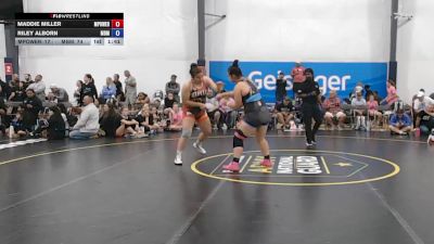 105 lbs Rr Rnd 3 - Maddie Miller, MPOWER Girls Wrestling Club - W vs Riley Alborn, Ohio Goons - W