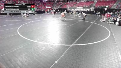 D2-144 lbs Cons. Round 1 - Oliver Harcus, Belmont/Platteville vs Connor Friend, Whitewater