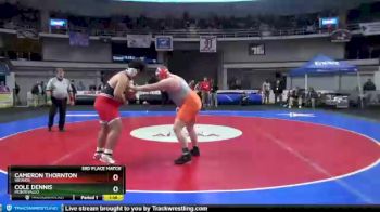 1A-4A 285 3rd Place Match - Cole Dennis, Montevallo vs Cameron Thornton, Weaver