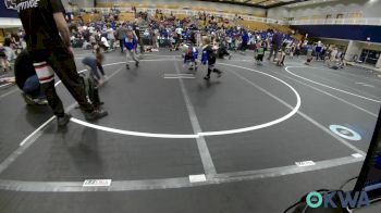 60 lbs Rr Rnd 1 - Steven Manship, Harrah Little League Wrestling vs Piper Staggs, Ponca City Wildcat Wrestling