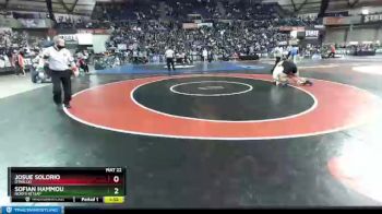 2A 220 lbs Semifinal - Sofian Hammou, North Kitsap vs Josue Solorio, Othello