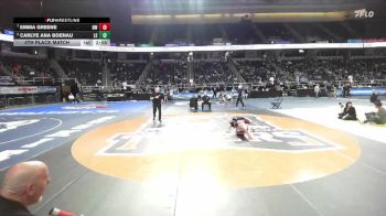 107 lbs 5th Place Match - Emma Greene, Niagara Wheatfield-6 vs Carlye Ana Boenau, La Salle-2