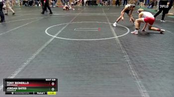 84 lbs Semifinal - Tony Biondillo, Brecksville vs Jordan Bates, Louisville