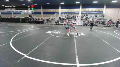 102 lbs Consi Of 8 #1 - Anthony Diaz, Total Kaos WC vs Jax Johnson, 208 Spartans