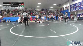 160 lbs Rr Rnd 1 - Henry Hanzlicek, Harrah Little League Wrestling vs Case Bohnet, Jacket Wrestling Club