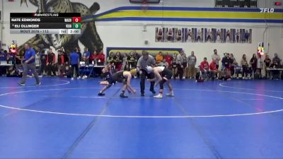 113 lbs Quarterfinal - Eli Ollinger, Vinton-Shellsburg vs Nate Edmonds, Washington