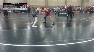 132 lbs Consi Of 4 - Jordan Harrison, Lake Gibson vs Milo Klaustermeier, Trident Wrestling Club