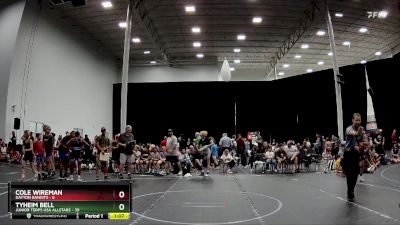 115 lbs Round 7 (8 Team) - Tyheim Bell, Junior Terps USA Allstars vs Cole Wireman, Dayton Bandits