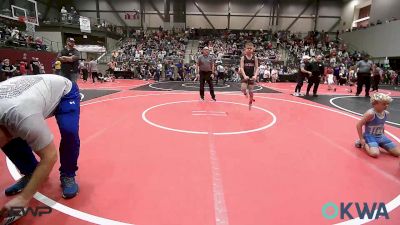 61 lbs Round Of 16 - Rayce Luu, Pocola Youth Wrestling vs Jones Myers, Checotah Matcats