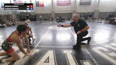 120 lbs Andrew Sonnier, Louisiana vs Camden Runnels, Arkansas