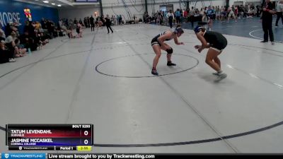 145 lbs Cons. Round 4 - Tatum Levendahl, Dubuque vs Jasmine McCaskel, Cornell College