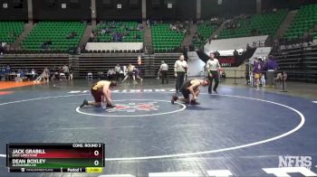 220 lbs Cons. Round 2 - Dean Boxley, Alexandria HS vs Jack Grabill, East Limestone