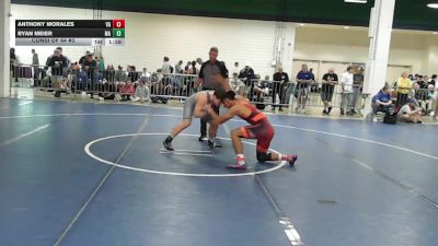 165 lbs Consi Of 64 #2 - Anthony Morales, VA vs Ryan Meier, MA