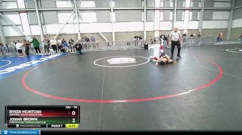 70 lbs Quarterfinal - Ryker McIntosh, Orofino Youth Wrestling vs Josiah Brown, FordDynastyWrestlingClub