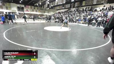 132 lbs Quarterfinal - Aaron Silva, Corona Del Mar vs Caleb Mcelroy, Bakersfield