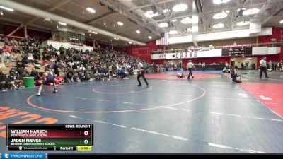 108 lbs Cons. Round 1 - Jaden Nieves, Berean Christian High School vs William Harsch, Monte Vista High School