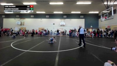 49 lbs Cons. Quarters - Lane Baumer, Grace Wrestling Club vs Holden Packard, Fighting Squirrels Wrestling Club