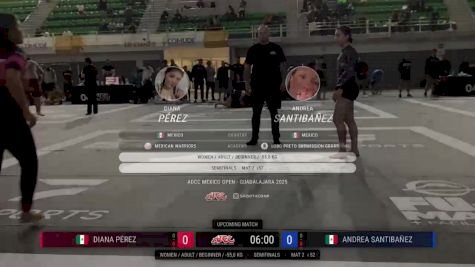 Andrea Santibañez vs Diana Pérez 2025 ADCC Guadalajara Open