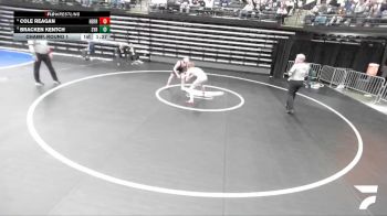 6A 132 lbs Champ. Round 1 - Bracken Kentch, Syracuse vs Cole Reagan, Herriman