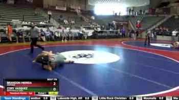 6 lbs Champ. Round 1 - Brandon Merida, Heritage vs Cory Vasquez, Bentonville High