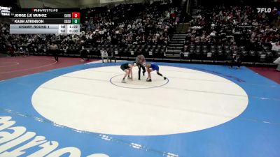 3A 113 lbs Champ. Round 1 - Kash Atkinson, South Summit vs Jorge (jj) Munoz, Carbon