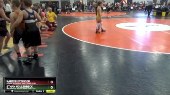 PW-15 lbs Semifinal - Karter Ettinger, Mount Pleasant Wrestling Club vs Ethan Hollenbeck, Mediapolis Youth Wrestling Clu